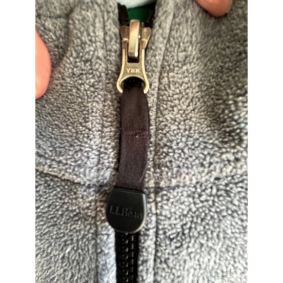L.L BEAN Gray Pullover Jacket 1/4 Zip with Pockets Cozy Warm Comfy Activewear - Picture 6 of 8